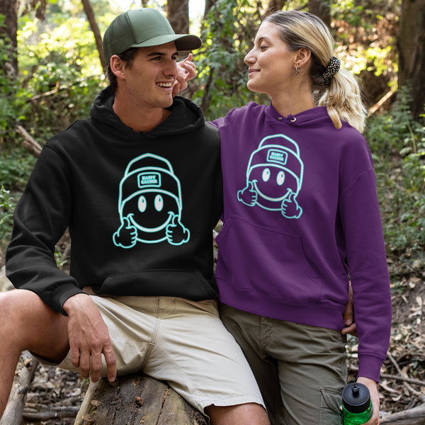Introducing the ultimate companion for your outdoor adventures – the Happy Camper Hoodie! Designed with the enthusiastic explorer in mind, this hoodie is not just a piece of clothing; it's a declaration of joy and positivity in the great outdoors.